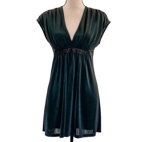 EXPRESS Black Sheath Mini Sleeveless Dress Medium - Picture 1 of 14